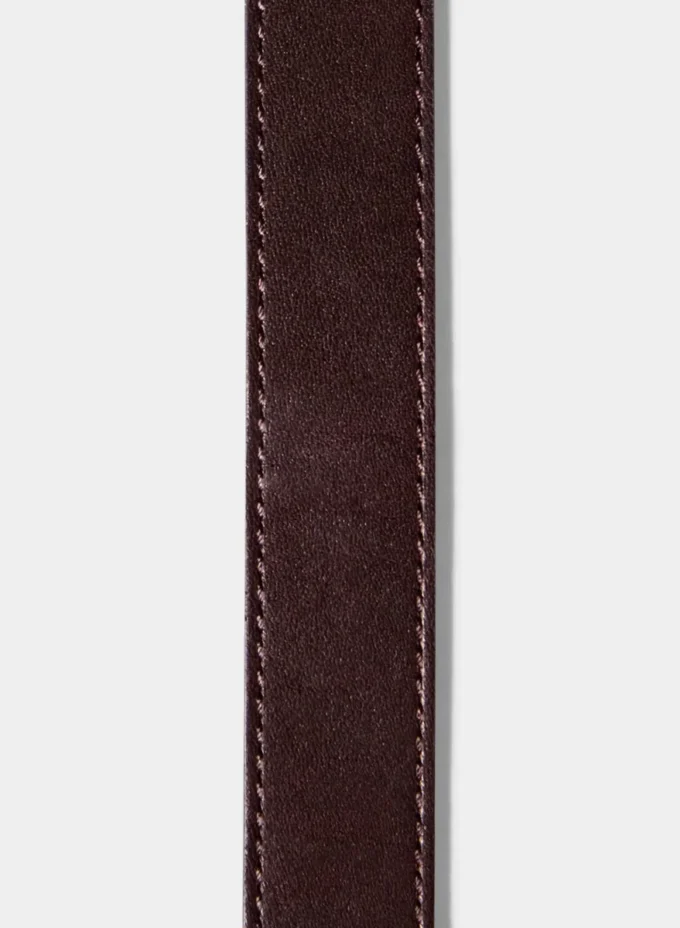 Lifetime Ledergürtel aus massivem Messing