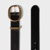 Lifetime Solid Brass Leather Wide Belt Lifetime Solid Brass Leather Wide Belt