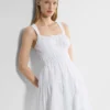 Martine Poplin Midi-Kleid