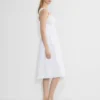 Martine Poplin Midi-Kleid