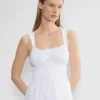 Martine Poplin Midi-Kleid