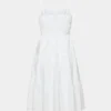 Martine Poplin Midi-Kleid