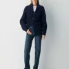 Merinowolle-Strickjacke im Heritage-Stil