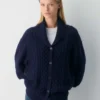 Merinowolle-Strickjacke im Heritage-Stil