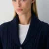 Merinowolle-Strickjacke im Heritage-Stil