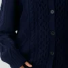 Merinowolle-Strickjacke im Heritage-Stil