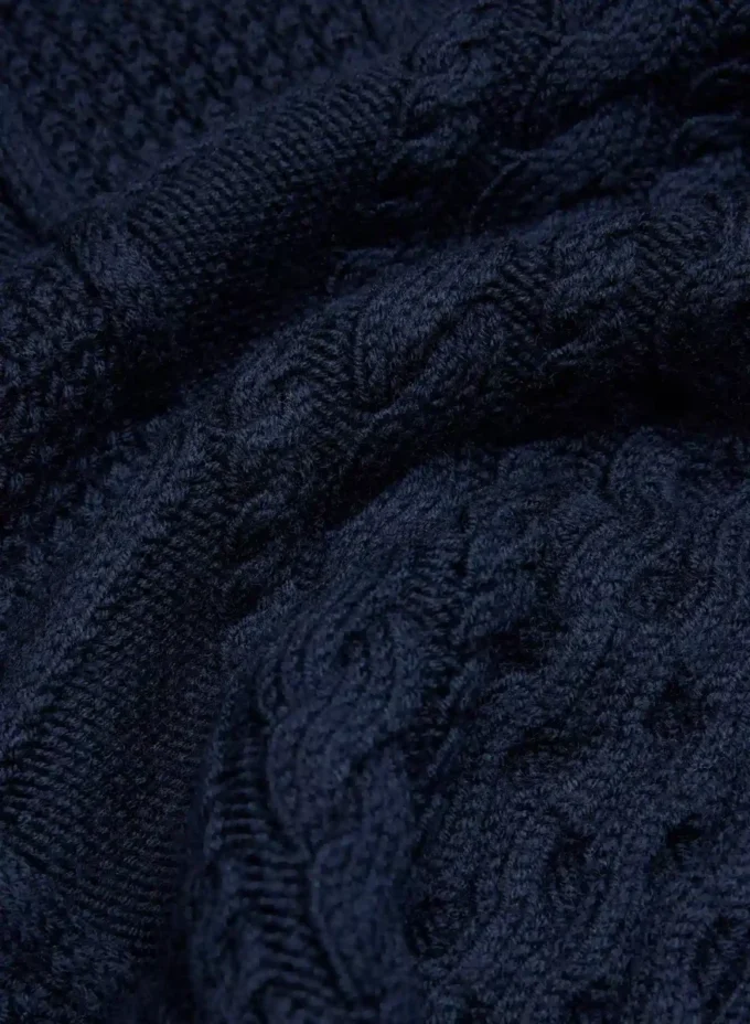 Merinowolle-Strickjacke im Heritage-Stil