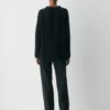 Mesh Cashmere Oversized Crew Sweater Mesh Cashmere Oversized Crew Sweater