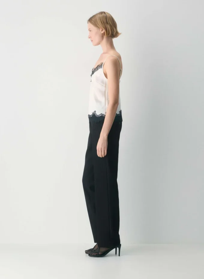 Motiv-Satin-Top