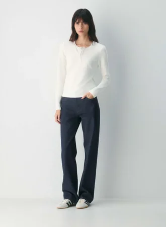 Neues Wafflex Blur Langarmshirt