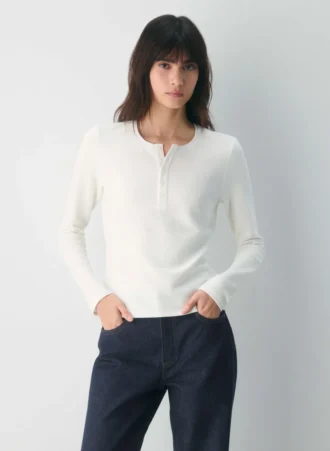Neues Wafflex Blur Langarmshirt