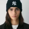 New Era Ny Yankees Rippstrickmütze aus Merinowolle New Era Ny Yankees Rippstrickmütze aus Merinowolle