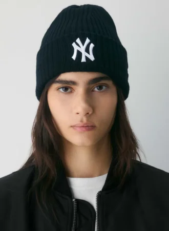 New Era Ny Yankees Rippstrickmütze aus Merinowolle