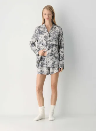 Nightside Seiden-Pyjama-Shorts