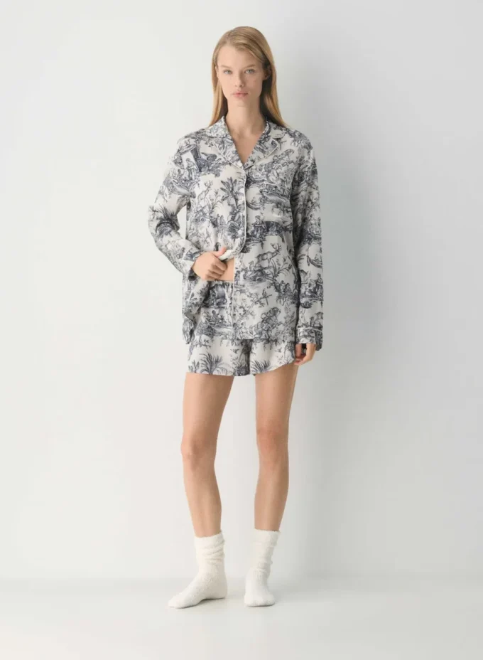 Nightside Seiden-Pyjama-Shorts