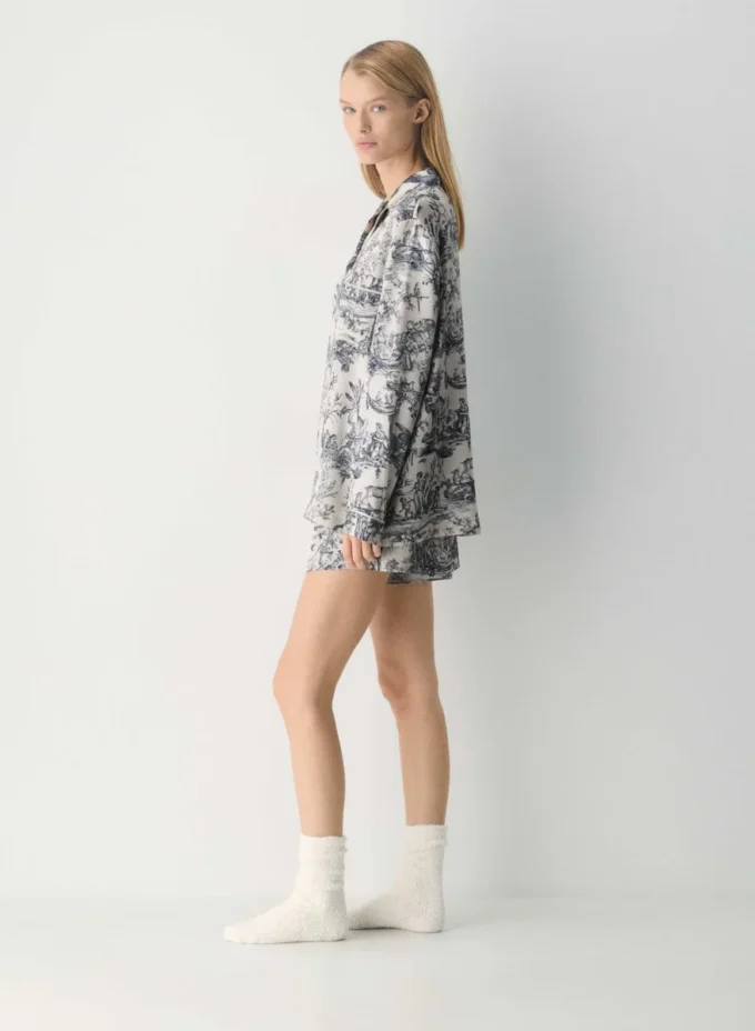 Nightside Seiden-Pyjama-Shorts