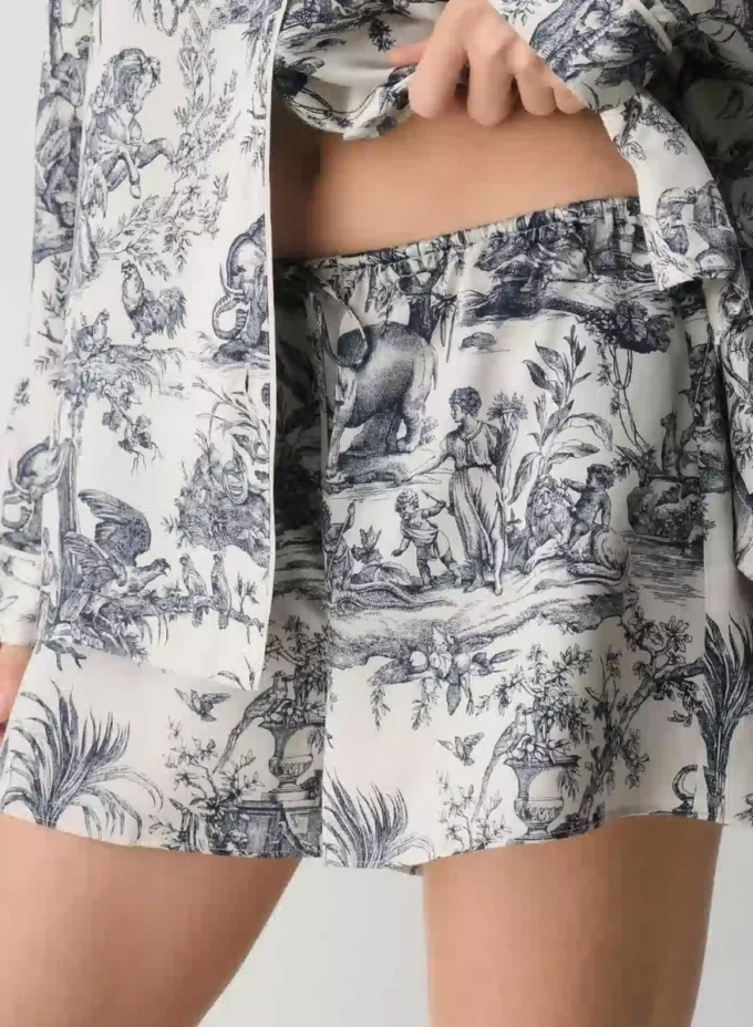 Nightside Seiden-Pyjama-Shorts