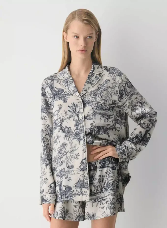 Nightside Seiden-Pyjama-Shorts