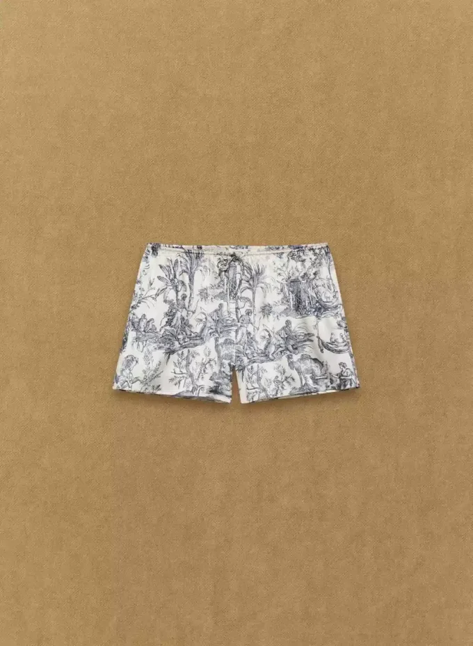 Nightside Seiden-Pyjama-Shorts