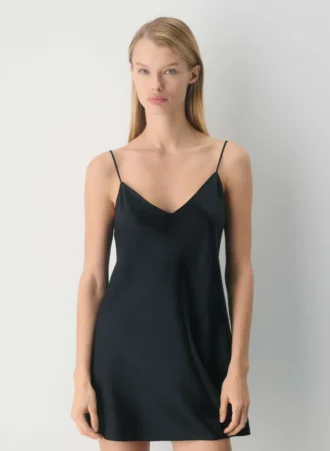 Nightside Seiden-Pyjama-Slip-Kleid