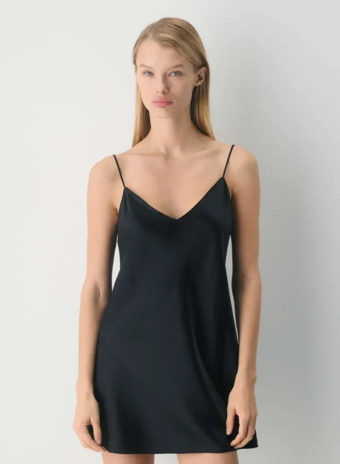 Nightside Seiden-Pyjama-Slip-Kleid
