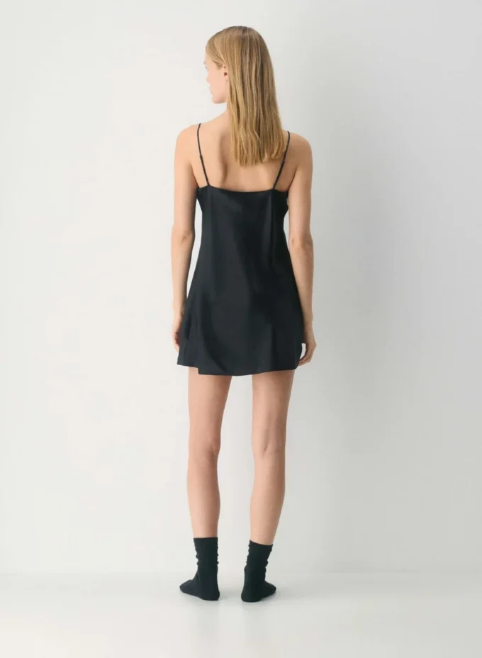 Nightside Seiden-Pyjama-Slip-Kleid