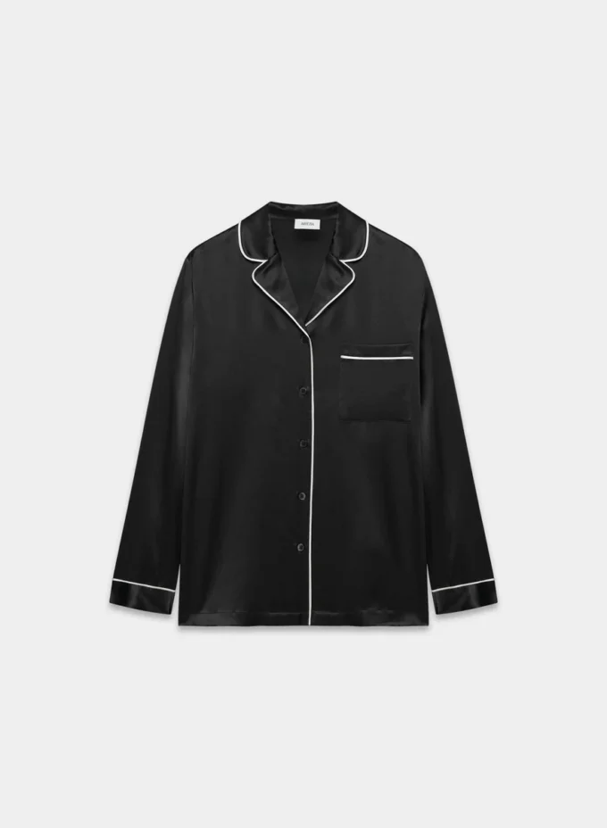 Nightside Seiden-Pyjamahemd