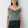 Original Contour Twist Off-Shoulder-Top Original Contour Twist Off-Shoulder-Top