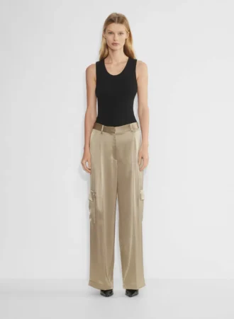 Outgoing Satin Cargo Pant
