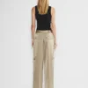 Outgoing Satin Cargo Pant