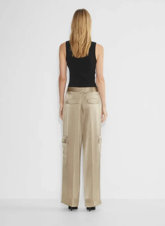 Outgoing Satin Cargo Pant