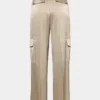 Outgoing Satin Cargo Pant