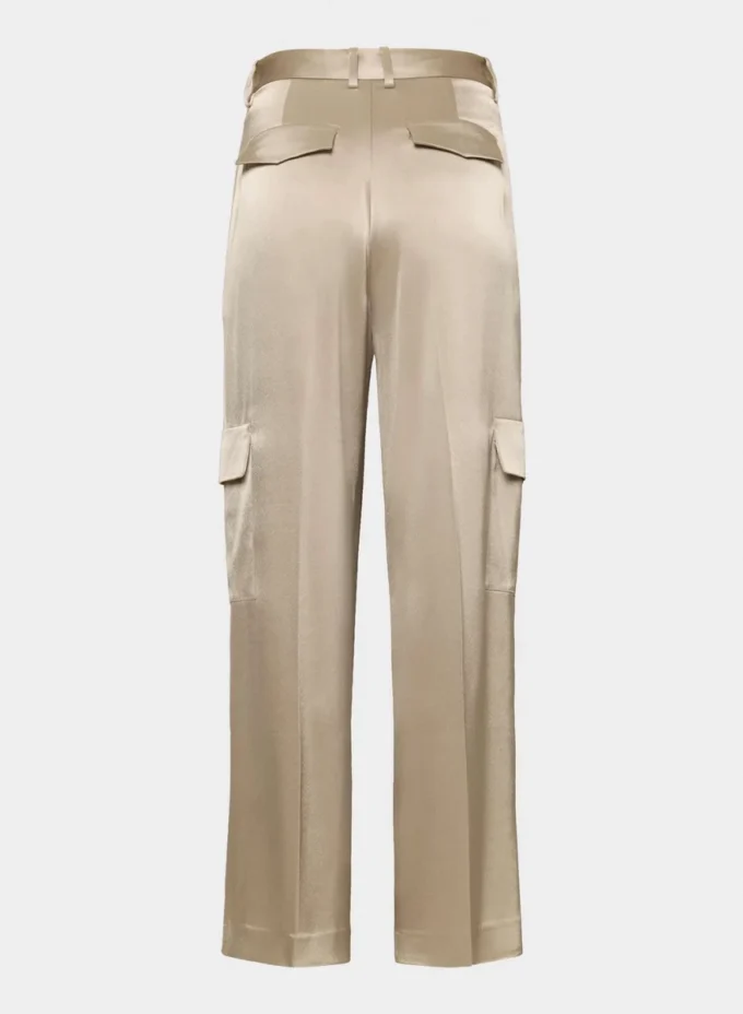 Outgoing Satin Cargo Pant