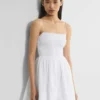 Peachy Poplin Kleid