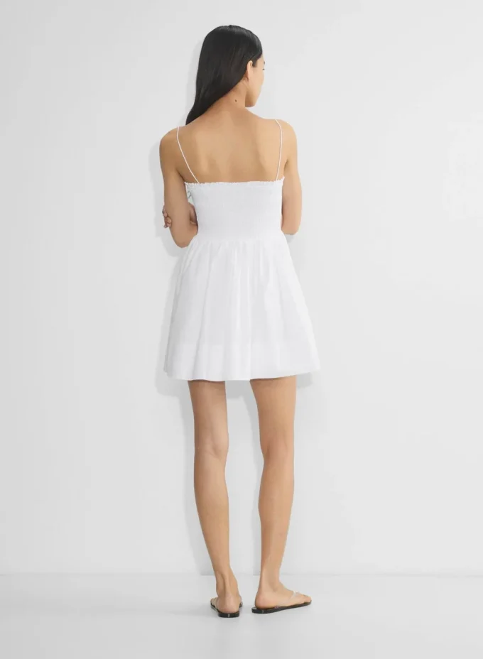 Peachy Poplin Kleid