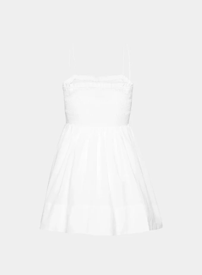 Peachy Poplin Kleid