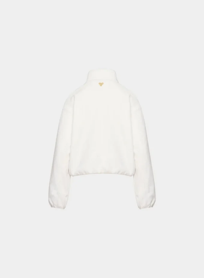 Plateau-Rollkragenpullover mit Reißverschluss Plateau-Rollkragenpullover mit Reißverschluss
