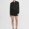 Plissierte Mini-Shorts