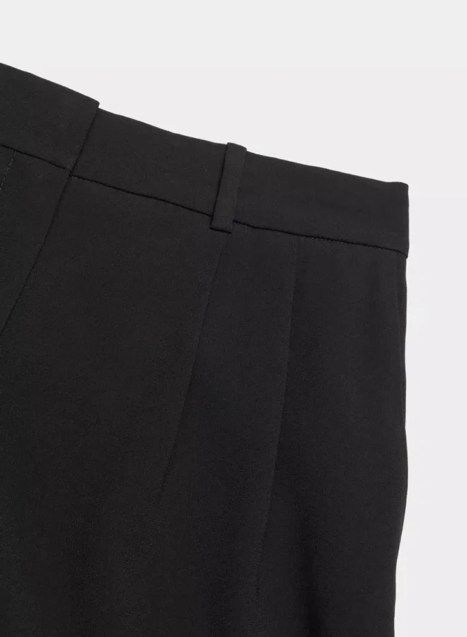 Plissierte Mini-Shorts