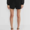 Plissierte Mini-Shorts
