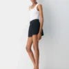 Plissierte Mini-Shorts Plissierte Mini-Shorts