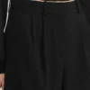Plissierte Mini-Shorts