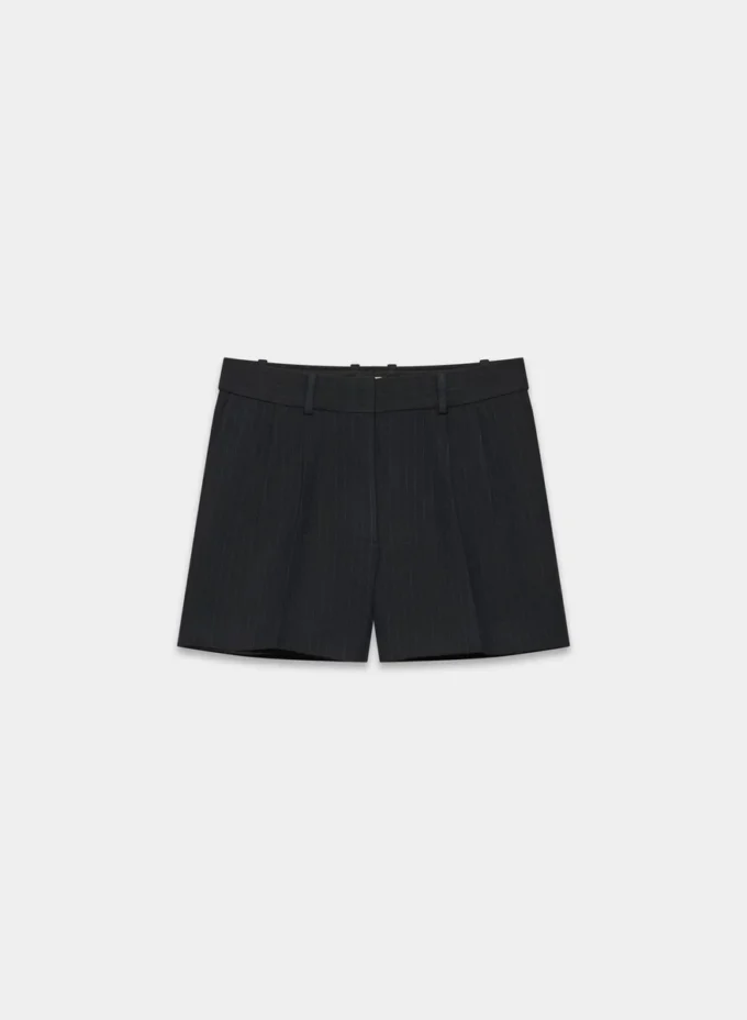 Plissierte Mini-Shorts Plissierte Mini-Shorts