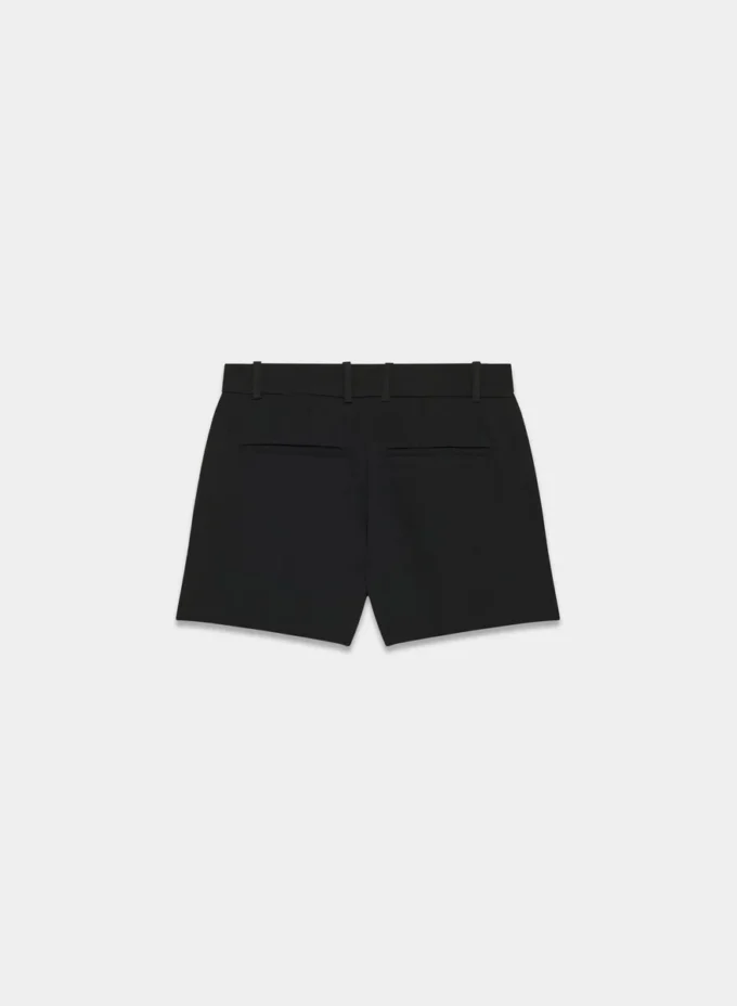 Plissierte Mini-Shorts