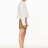 Plissierte Shorts in mittlerer Länge Plissierte Shorts in mittlerer Länge
