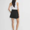 Plissierte Shorts in mittlerer Länge Plissierte Shorts in mittlerer Länge