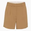 Plissierte Shorts in mittlerer Länge Plissierte Shorts in mittlerer Länge