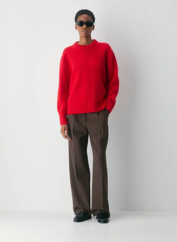 Plüschiger Oversize-Pullover aus Kaschmir Plüschiger Oversize-Pullover aus Kaschmir