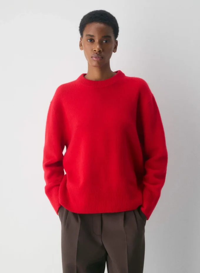 Plüschiger Oversize-Pullover aus Kaschmir Plüschiger Oversize-Pullover aus Kaschmir