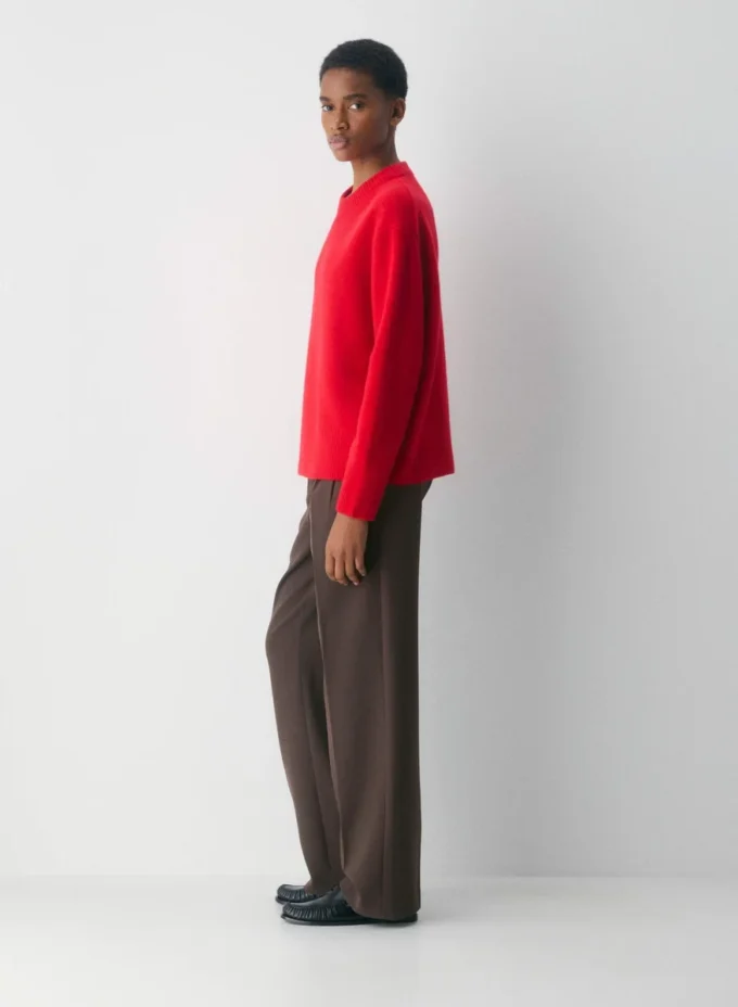 Plüschiger Oversize-Pullover aus Kaschmir Plüschiger Oversize-Pullover aus Kaschmir